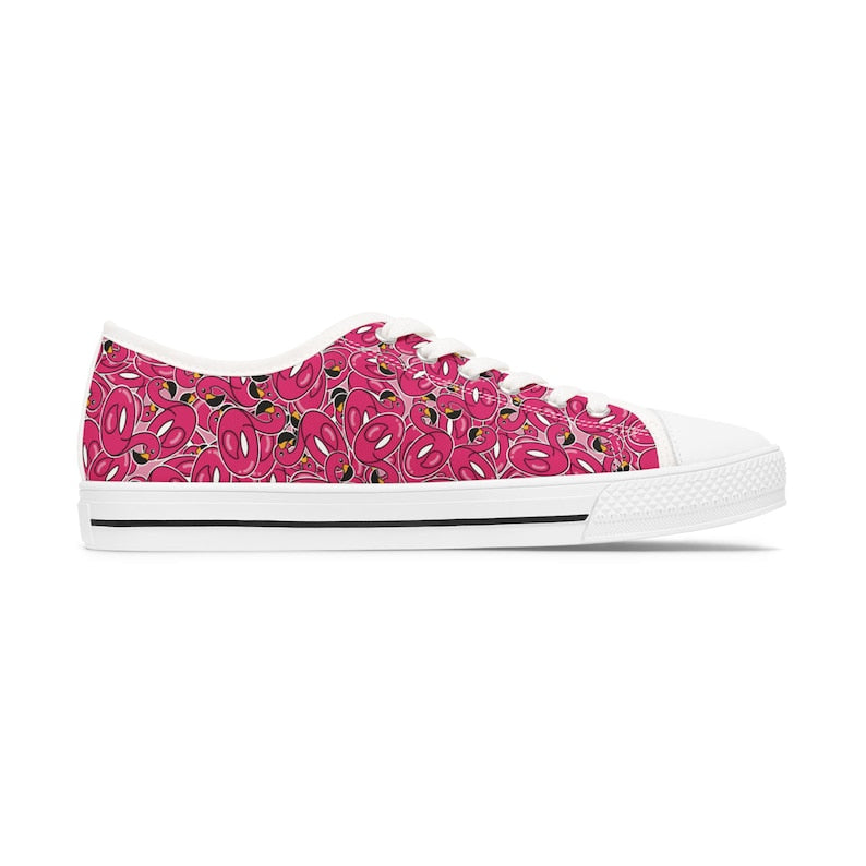 Colorful Women's Low Top Sneaker Flamingle Float Sneaker