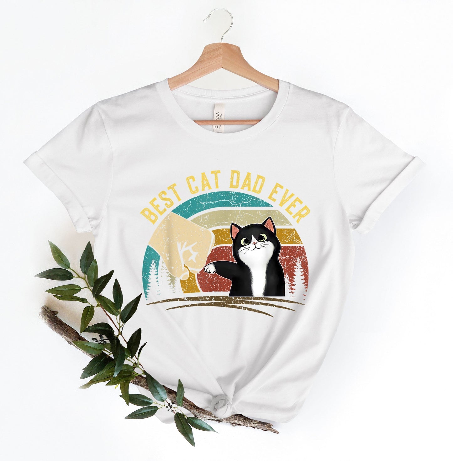 T-SHIRT - Best Cat Dad Ever Unisex Shirt