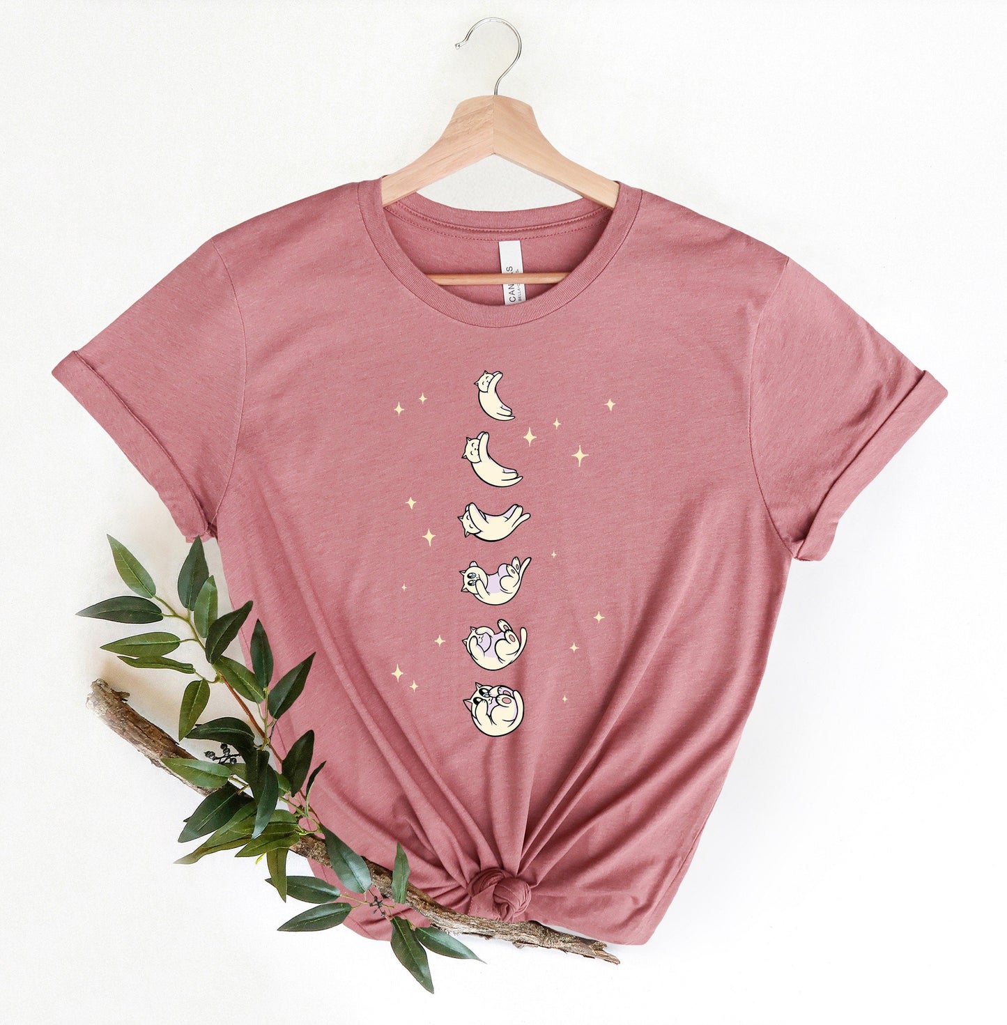 T-SHIRT - Cat Moon Phases Unisex Shirt