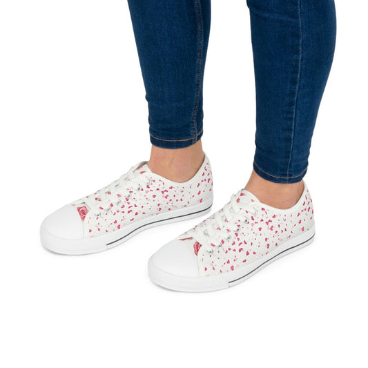 Women's Low Top Sneaker Pink Rose Sneakers