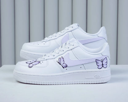 Custom Air Force 1 Shoes Butterfly Style