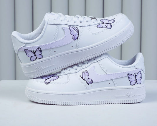 Custom Air Force 1 Shoes Butterfly Style