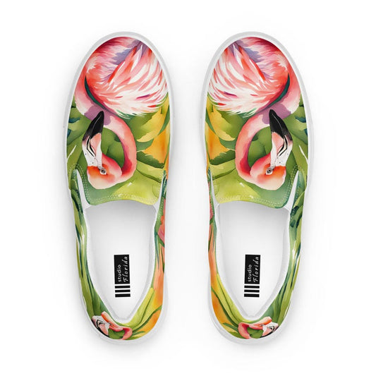 Flamingo Women’s Slip-on Canvas Shoes