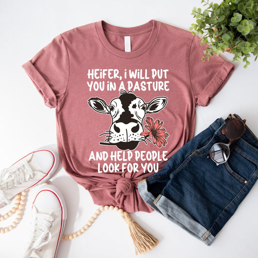T-SHIRT - Funny Cow Unisex Shirt